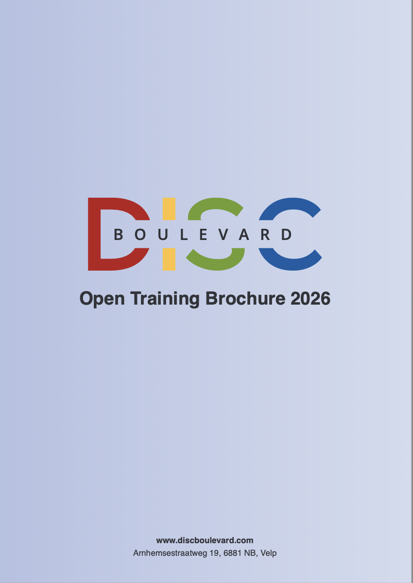 Open Training Brochure DISC Boulevard
