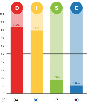 DISC profile red yellow 